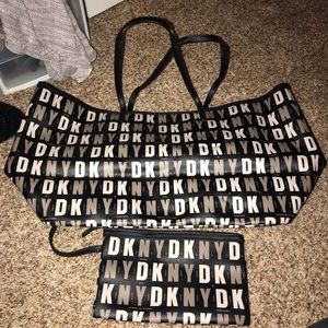 DKNY tote with wristlet